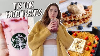 Ich esse 1 Tag nur TikTok Food What I eat in a day [upl. by Einahpts311]