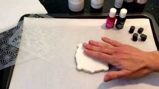 Airbrushing and stenciling basics [upl. by Akaenahs]