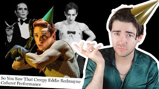 whats wrong with Eddie Redmayne in CABARET  about the response to his performance as the Emcee [upl. by Vitkun]