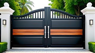 Latest 100 Modern House Gate Design Ideas 2024 Iron gates Ideas  House exterior Front Wall Designs [upl. by Aynodal]