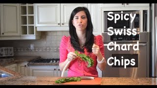 Healthy Snacks Swiss Chard Chips [upl. by Nahtannhoj]