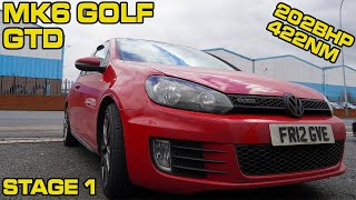 GOLF MK6 GTD STAGE 1 GOOD GAINS [upl. by Redep838]