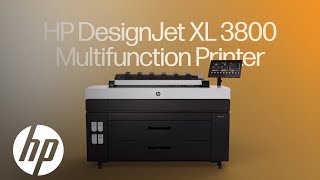 Introducing HP DesignJet XL 3800 MFP  DesignJet XL Large Format Technical Printers  HP [upl. by Goddord]