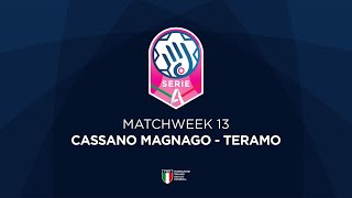 Serie A1 13  CASSANO MAGNAGO  TERAMO [upl. by Haisa164]