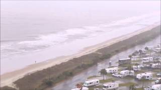 Tropical Storm Ana Myrtle Beach South Carolina Mothers Day May 10 2015 [upl. by Ynner]