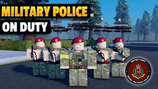 ROBLOX Day in the Life  Military Police [upl. by Castra]