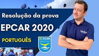 PROVA EPCAR PORTUGUÊS 20202021  CORREÇÃO [upl. by Adnohsal]