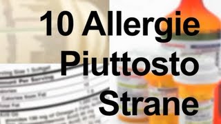 Top 10  10 allergie strane [upl. by Aliuqaj]