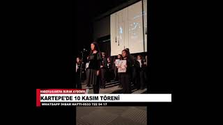 KARTEPEDE 10 KASIM TÖRENİ [upl. by Ahsrav]