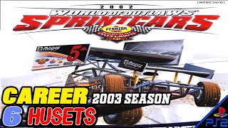 World Of Outlaws Sprint Cars 2002  CAREER  2003  6  Husets 112924 9th [upl. by Zullo]