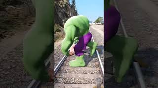 🤯🫣Hulk help Franklin on track Funny Game video [upl. by Arved]