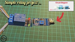 5v relay module with ir sensor best ir sensor project [upl. by Arul]