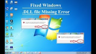 How to Fix All DLL Missing File Error in Windows PC  Windows 7XPVistaService Pack 12 [upl. by Etteniuq]