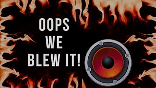 What Happens When DC Blows a Speaker [upl. by Cheng662]