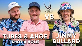 Can 2 Mid Handicappers Beat A Scratch Golfer With A Shot A Hole  Tubes amp Ange v Jimmy Bullard [upl. by Orimlede]