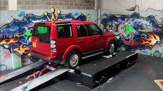 LR4 LandRover Discovery 4 rolling road Stage one Remap 300hp 670Nm [upl. by Spear]