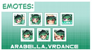 Emotes for ArabellaVRDance [upl. by Garlan]