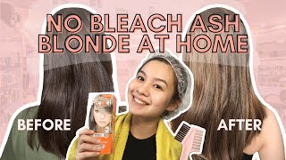 DYEING MY HAIR ASH BLONDE WITHOUT BLEACH ft Lolane Pixxel Very Light Ash Blonde  Lisa J 🇵🇭 [upl. by Valdis]