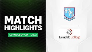 Schoolboy Cup 2022  Hills SHS v Erindale College  Match Highlights  Semi Final [upl. by Burnight]