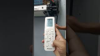 how to check Daikin ac Error code by remote control daikinac [upl. by Auburta]