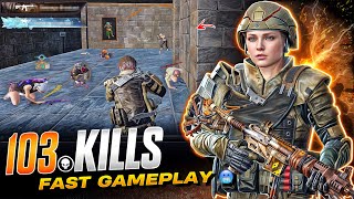 103 Kills 🤯 In 35 Minutes Gameplay With Commander Skin 🔥 [upl. by Ahsiet]