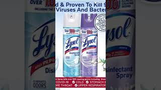 🛡️ Lysol Disinfectant Spray Sanitizing amp Antibacterial Spray KSALocal Lysol DisinfectantSpray [upl. by Joann]