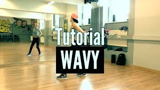 Hip Hop Dance TUTORIAL  WAVY  Choreography TanzAlex deutsch [upl. by Ardnasirhc749]