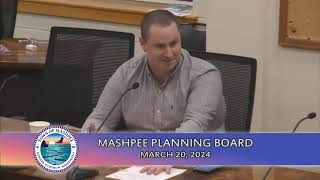 Mashpee Planning Board  3202024 [upl. by Tuddor]