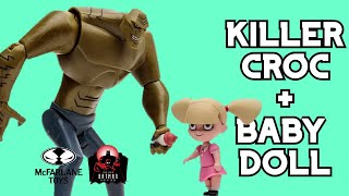 💥UNBOXING 🐊👧 KILLER CROC amp BABY DOLL The New BATMAN Adventures McFarlane Toys [upl. by Dweck]