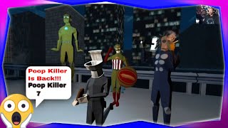 POOP Killer 7 Full Playthrough Trash Horror Collection 4 Lets Play Gameplay 1 [upl. by Quita]