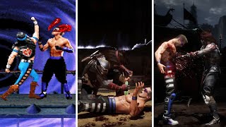 Evolution of Nightwolfs Brutalities  Mortal Kombat Trilogy to Mortal Kombat 11 [upl. by Mian33]