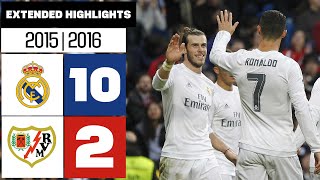 REAL MADRID 102 RAYO VALLECANO 201516  Mejores momentos [upl. by Acimaj]