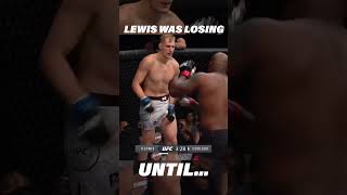 Derrick Lewis Was Losing This Fight UNTIL [upl. by Seiden]