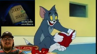 Tom and Jerry  Jerrys Diary 1949  First Time Watching What Secrets Are in Jerry’s Diary [upl. by Kyrstin]