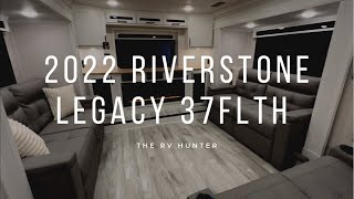 2022 Riverstone Legacy 37FLTH  Front Living Luxury Toy Hauler  Forest Rivers Top Of The Line [upl. by Ardin]