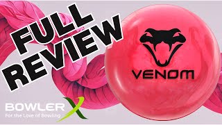 Motiv Hyper Venom Bowling Ball  BowlerX Full Uncut Review with JR Raymond [upl. by Kohn921]