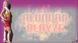 WWEAlundra Blayze 1st Theme Song quotBlayze of Gloryquot [upl. by Chaim699]