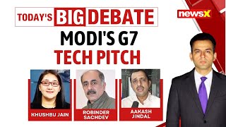 Modi Says End Tech Monopoly At G7  Redefining India At World  NewsX [upl. by Nelli]