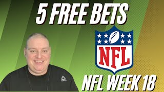 NFL Week 18  Sunday 5 Free Betting Picks amp Predictions  1724 l Picks amp Parlays [upl. by Else]