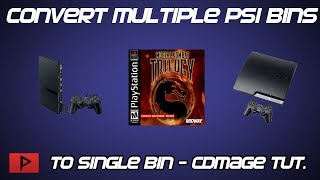 Convert Multiple PS1 BINs to Single BIN Using CDMAGE Tutorial [upl. by Mckinney]