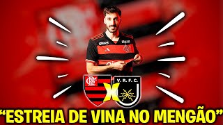 FLAMENGO X VOLTA REDONDA  quotESTREIA DE MATIAS VIÑA NO FLAMENGOquot [upl. by Fairfield670]