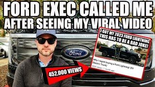 Ford Watched My Viral Lightning Video  Amazing What They Said [upl. by Llevrac]