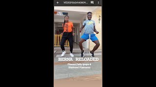 Flavour  Berna Reloaded feat Fally Ipupa amp Diamond Platnumz Dance Challenge [upl. by Osborn]