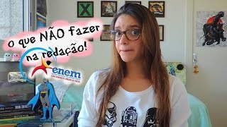 10 coisas que você NÃO DEVE fazer na Redação do ENEM  Débora Aladim [upl. by Thom]