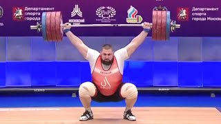 222 kg Snatch  World Record  Lasha Talakhadze  2021 European Weightlifting [upl. by Malamud]