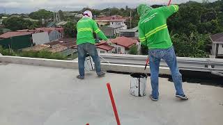 Upperdeck Waterproofing using Polyurethane Boscoseal [upl. by Oran812]