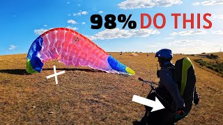 Classic PARAGLIDING MISTAKE  are you doing THIS Paraglider Control Safety Tips [upl. by Debora]