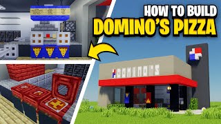 How To Build A DOMINOS PIZZA In Minecraft [upl. by Anica]