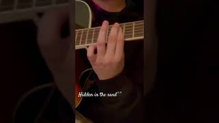 Hidden in the sand acousticcover music cover [upl. by Ahsiuq]