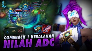 Nilah B atau OP Build Nilah Wild Rift Full Critical  ADC Marksman Tapi Melee [upl. by Flori]